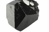 Lustrous Black Tourmaline (Schorl) Crystals - Namibia #239678-1